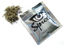 Synthetic cannabis. Popular synthetic marijuana Spice.