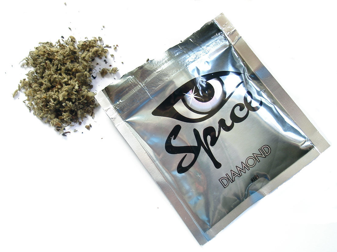 Synthetic cannabis. Popular synthetic marijuana Spice.