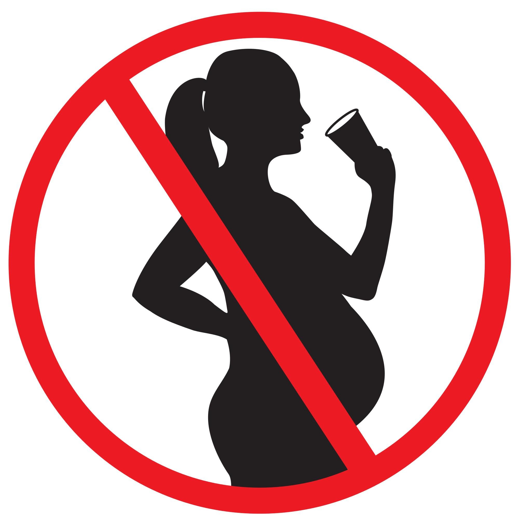 Do not drink alcohol during pregnancy!
