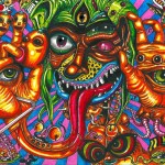Hallucinations under the influence of an LSD